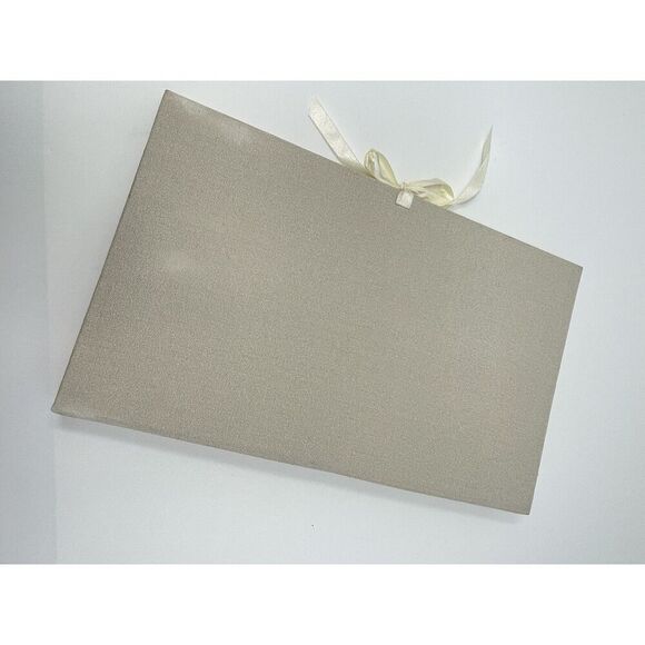 Pottery Barn Photo Picture Memory Book Album Linen Beige  Scrapbook 8.5x14.5” - Picture 4 of 11